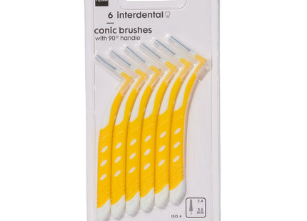 interdentale borsteltjes 2.4-3.5mm - 6 stuks