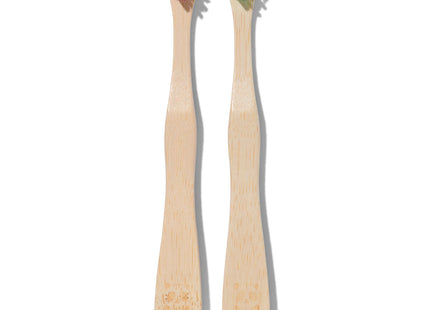 children's toothbrushes bamboo - 2 pcs