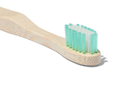 kinder tandenborstels bamboe - 2 stuks