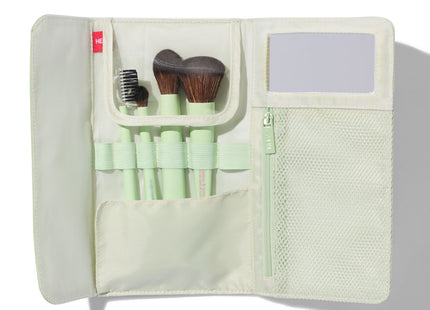 make-up kwasten etui groen