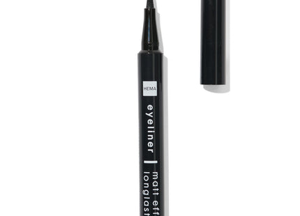 soft eyeliner waterproof mat zwart