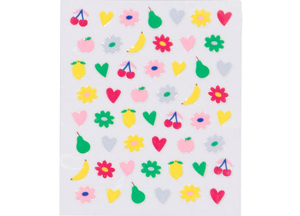 nail stickers fruit - 52 pieces