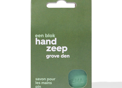 block of hand soap, coarse pine, 90g