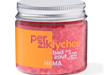 mini bath salt peach 80g