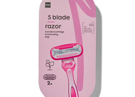 ladies shaving system 5 blades