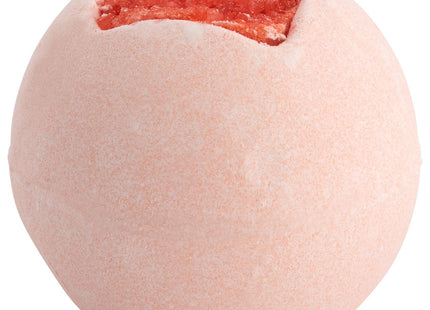 bath bomb with sea salt pink