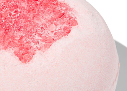 bath bomb with sea salt pink