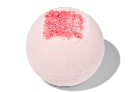 bath bomb with sea salt pink