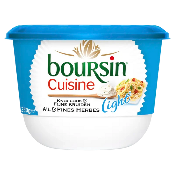 Boursin Cuisine light knoflook & fijne kruiden