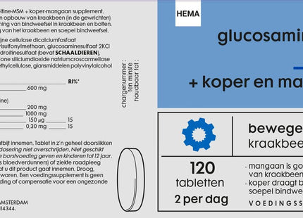 glucosamine-chondroitin-MSM + copper and manganese