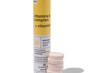 vitamin B complex + vitamin C - 20 effervescent tablets