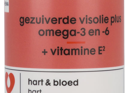 gezuiverde visolie plus omega-3 en -6 + vitamine E² - 90 stuks