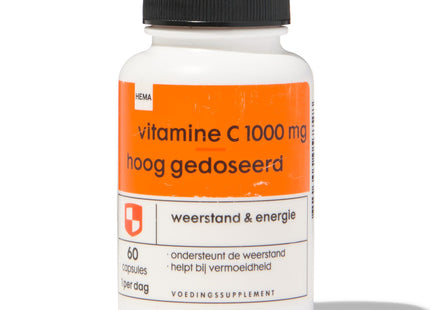 vitamine C-1000 mg hoog gedoseerd - 60 stuks