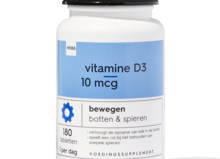 vitamin D3 10mcg - 180 pcs