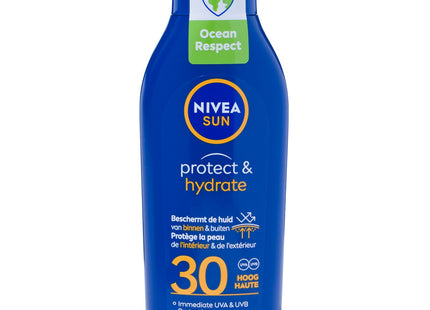 NIVEA SUN protect & hydrate zonnemelk SPF30 200ml