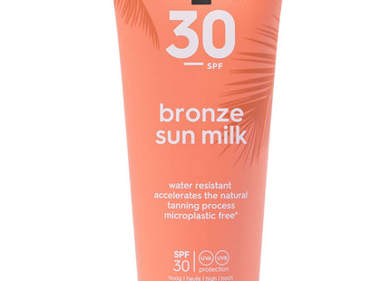 zonnemelk met bruinversneller SPF30 200ml  Dutchshopper