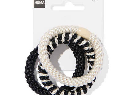 braided hair elastics - 3 pieces