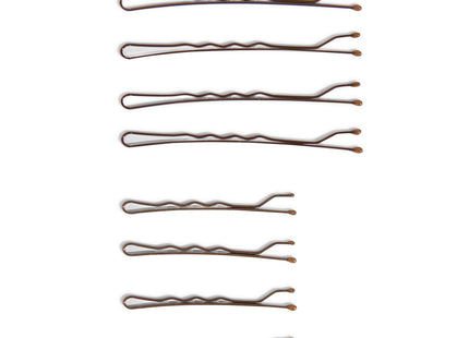 hair slides brown - 30 pcs