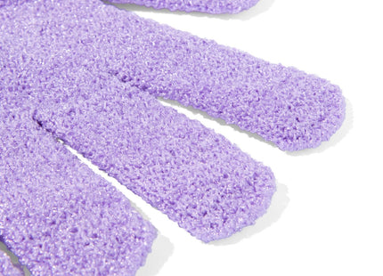 scrub glove purple