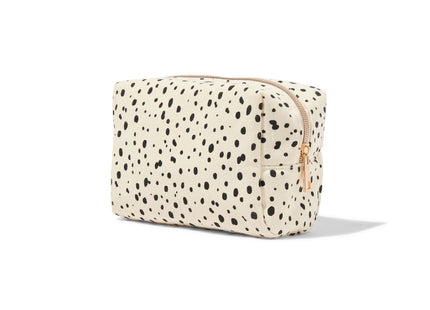 toiletry bag speckles 9x18x13