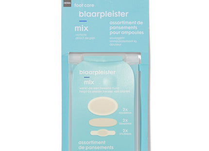 blister plaster mix - 6 pieces