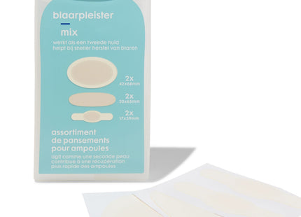 blister plaster mix - 6 pieces