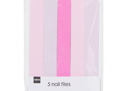 nail file double sided - 5 pcs