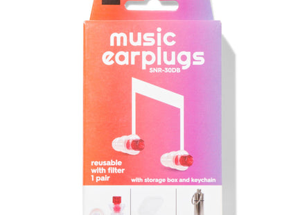 music earplugs 7-10mm - 2 pcs