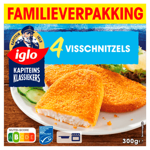Iglo Kapitein Klassiekers Visschnitzel