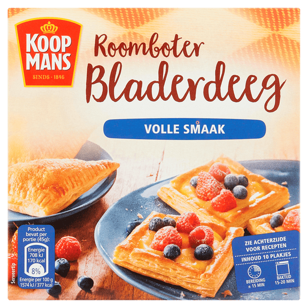 Koopmans Blätterteig mit Rahmbutter