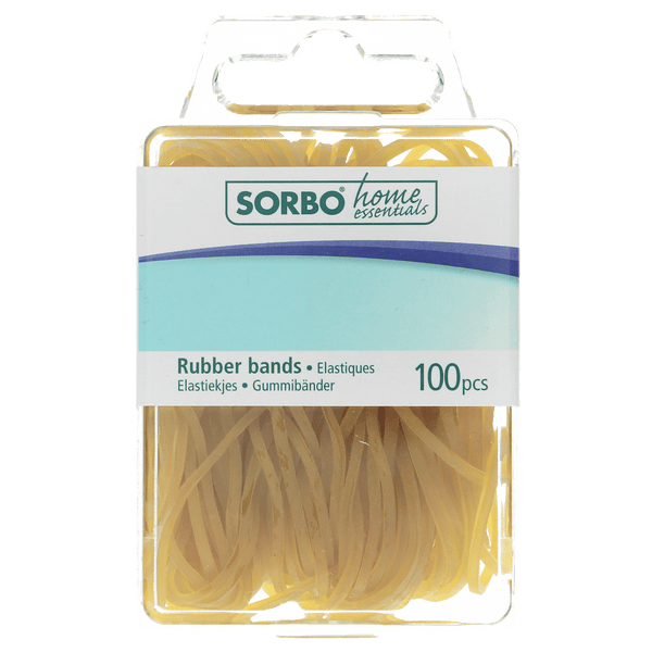Sorbo Gummibänder braun 100 Stk.