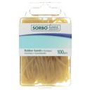 Sorbo Gummibänder braun 100 Stk.