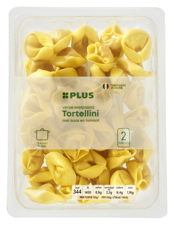 Tortellini mit Tomate und Käse