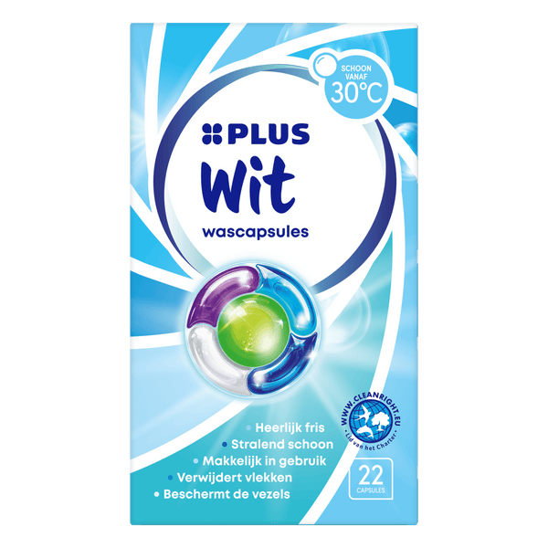 White laundry capsules 22 pcs