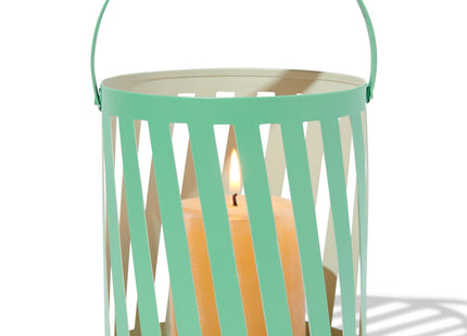 lantern metal Ø13x14.5 green