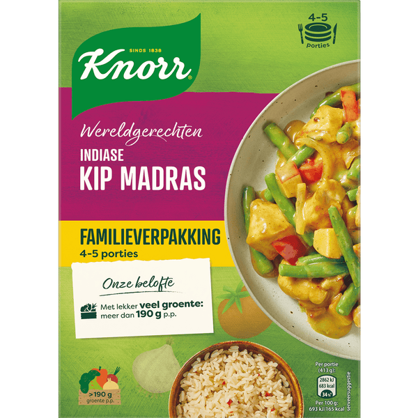 Knorr Weltgerichte Indisches Hähnchen Madras XL
