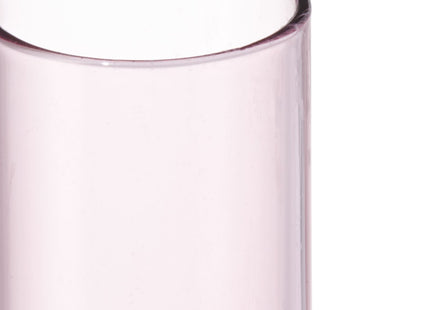 kandelaar Ø10.5x16 roze glas