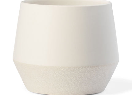 earthenware flower pot Ø12x13 white