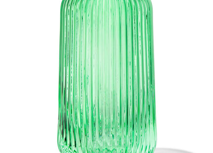 vase glass Ø6x16 green