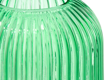 vase glass Ø6x16 green