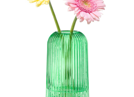 vase glass Ø6x16 green