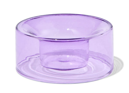 mood light holder Ø4x4 purple glass