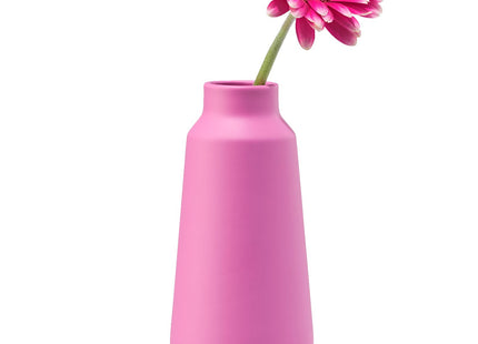 vase earthenware Ø3.5x17 pink