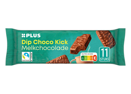 Dip Choco Kick milk chocolate cookies