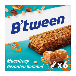 B'tween Mueslireep Gezouten Karamel