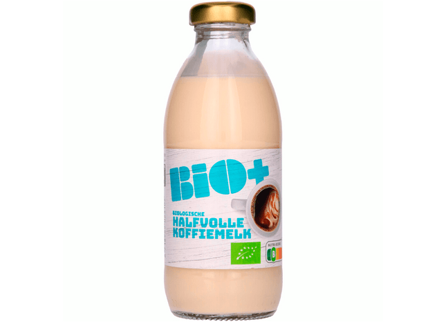 BIO+ Kaffeemilch halb voll