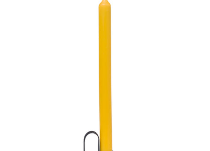 long household candles Ø2.2x29 yellow - 12 pcs