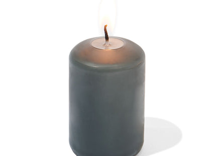 scented candles Ø3.8x6 - 4 pieces black