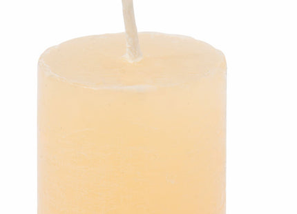 rustic long household candle Ø2.2x27 light orange