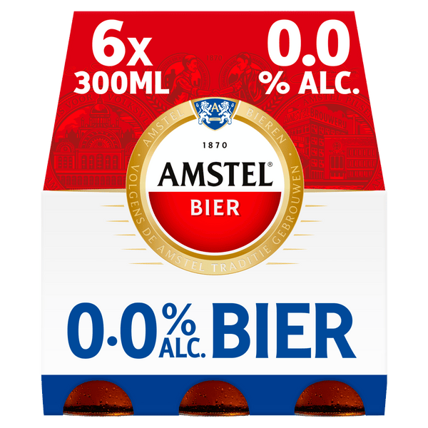 Amstel Pilsener 0.0 bier fles